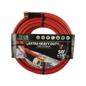 50' Xtra Heavy Duty Red Hot Water Hose