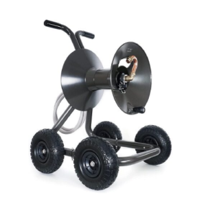 Pro Quad Commercial Hose Reel Cart W/ Ext Kit