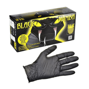 Black Mamba BLK-130 Nitrile Gloves, XL (Box of 100)