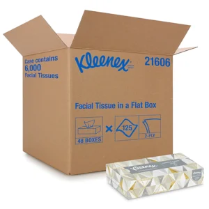 Kleenex Facial Tissue Flat 125