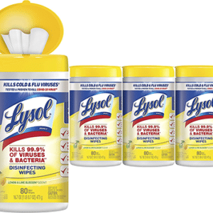 Lysol Disinfectant Wipes 80ct 4pk
