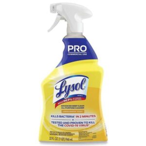 Lysol Advanced Deep Clean All Purpose Cleaner, Lemon Breeze 32 Oz Case Of 12