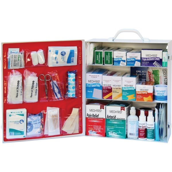 Medi-First 3-Shelf Class B Industrial First Aid Cabinet
