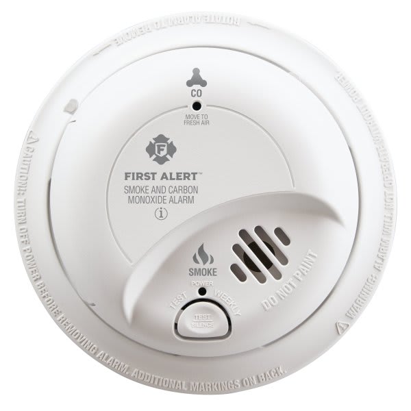 First Alert® BRK Hardwired Smoke/CO Combo Alarm W/ Lithium Battery Backup